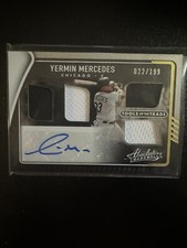 2022 Absolute Tools of the Trade 4 Swatch Signatures /199 Yermin Mercedes Auto