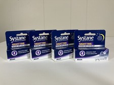 4 Fresh New Boxed Systane Nighttime Lubricant Eye Ointment Dry Eye Relief 3/5g