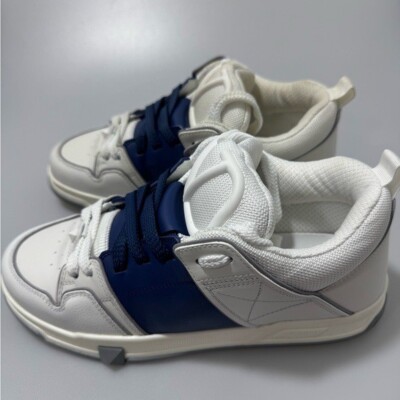 Valentino Garavani Open Skate Sneakers White Blue Men's EU 41/US 8