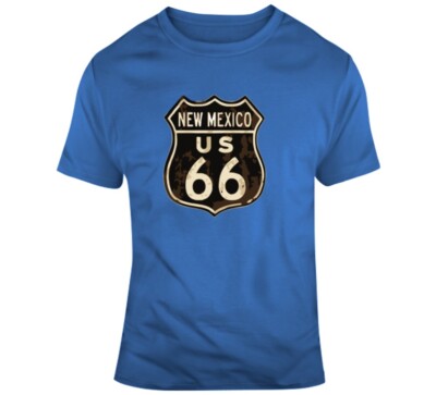 Rusted New Mexico Route 66 Road Sign T Shirt