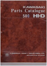 Katalog Ersatzteile - Parts Catalogue - Kawasaki 500 Hi D Oktober 1972