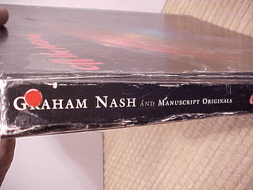 CROSBY STILLS NASH YOUNG GRAHAM NASH OFF THE RECORD BOOK Songwriters Manuscript - Picture 2 of 4