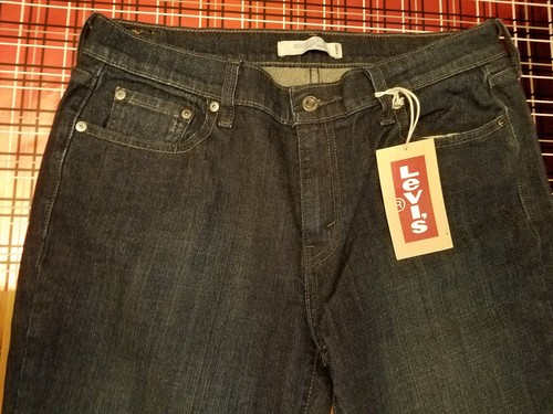 Levi's 515 Jeans Coupe Bootcut - Délavé Foncé - Taille 12/30 - Neuf Avec étiquettes