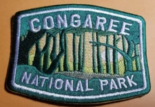 CONGAREE NATIONAL PARK Embroidered Patch approx 3x4"