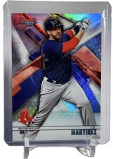 2018 Bowman's Best Refractor #48 J.D. Martinez Boston Red Sox W/Top Loader