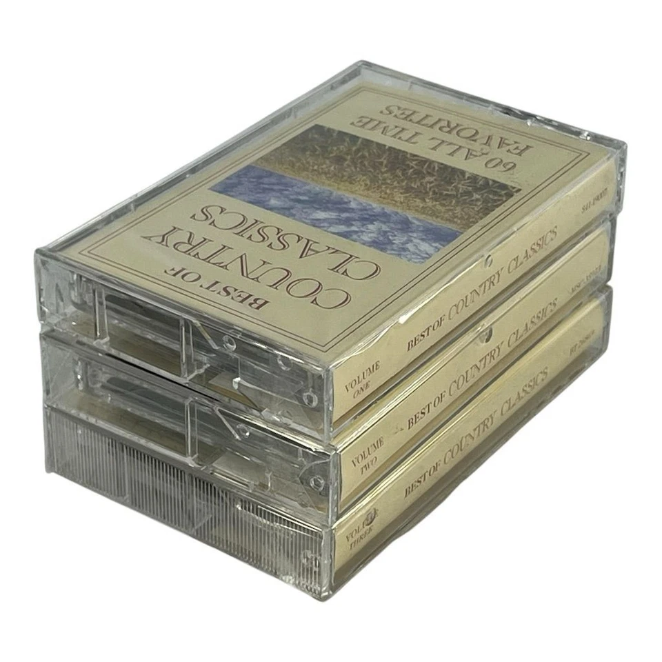 Best Of Country Classics 60 All Time Favorite 3 Volume Set Cassette Tapes Sealed - Image 3 of 4