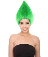 Women's Troll Collection Wig, Green HW-1364