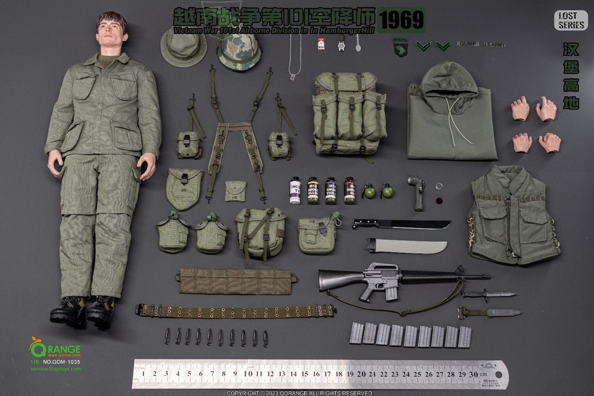 その他 QORANGE QOTOYS 1/6 Vietnam War U.S. Army QORANGE QOTOYS QOM-1035 1/6 Vietnam War 101st Airborne