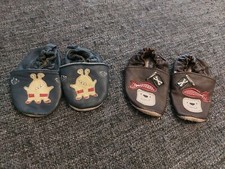 Baby Schühchen Größe 6-12 zwei Paar impidimpi und playshoes schuhe