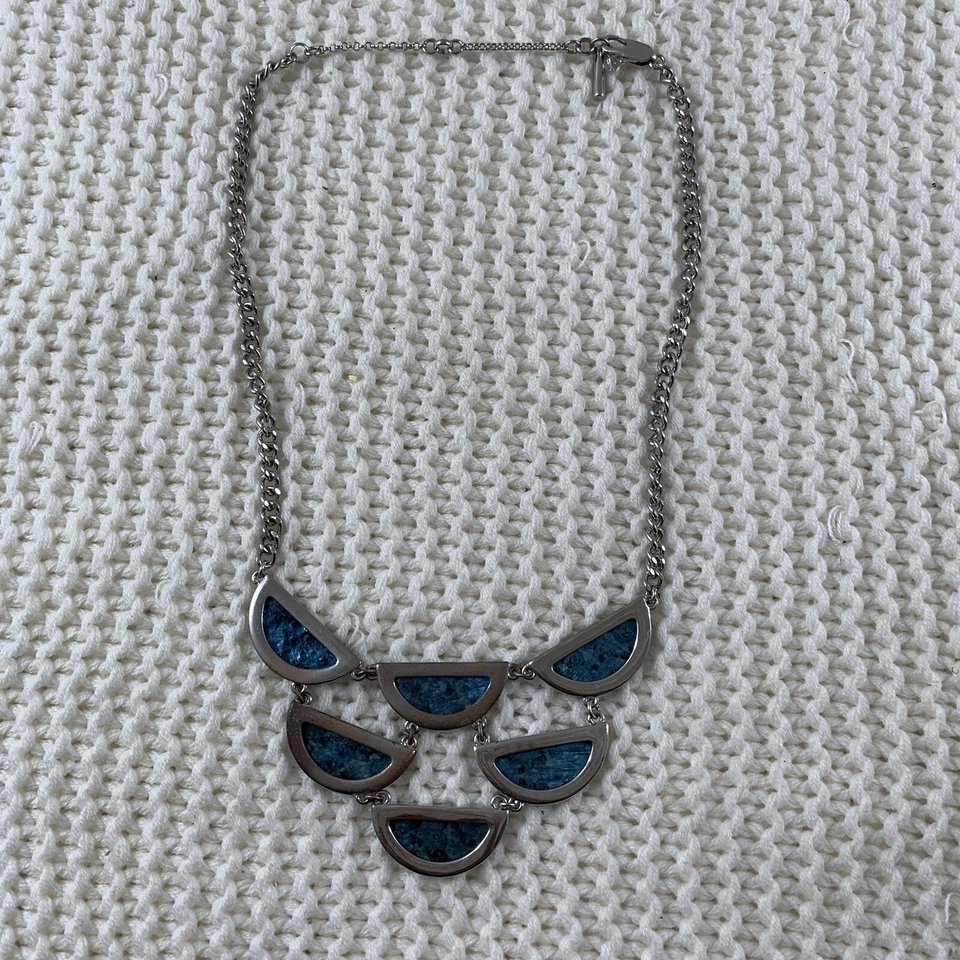 Kenneth Cole Нью-Йорк редкая синий ожерелье - Изображение 3 из 3