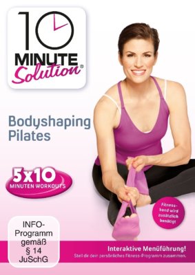 BODYSHAPING PILATES - 10 MINUTE SOLUTION   DVD NEU