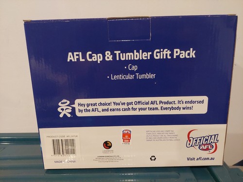 AFL Port Adelaide Power Hat and Drinking Tumbler Gift Pack - Jersey Football - Picture 2 of 7
