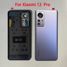 Original Rear Housing Glass Battery Back Cover with Lens For Xiaomi 12 Pro 5G