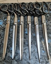 LOT of (6) Vintage Clauss 3762 Scissors / Shears - Made In U.S.A. - Preowned