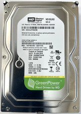 Western Digital WD10EURX-63UY4Y0 Green 1TB 5.4K SATA 3.5" 6Gbps Hard Drive