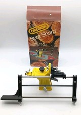 Vintage Oregon Chain Saw Filing Guide Sharpener Yellow Model 23820 with File