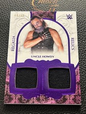 2025 Topps Royalty WWE Uncle Howdy Regalia Relics Purple /50 Event-Used CF18