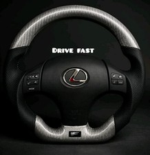 Lexus Is250 Is350 Isf Real White Carbon Fiber Steering Wheel 2006-2013
