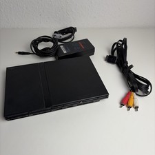 Original Sony PlayStation 2 PS2 Slim SCPH-77004 Konsole Schwarz