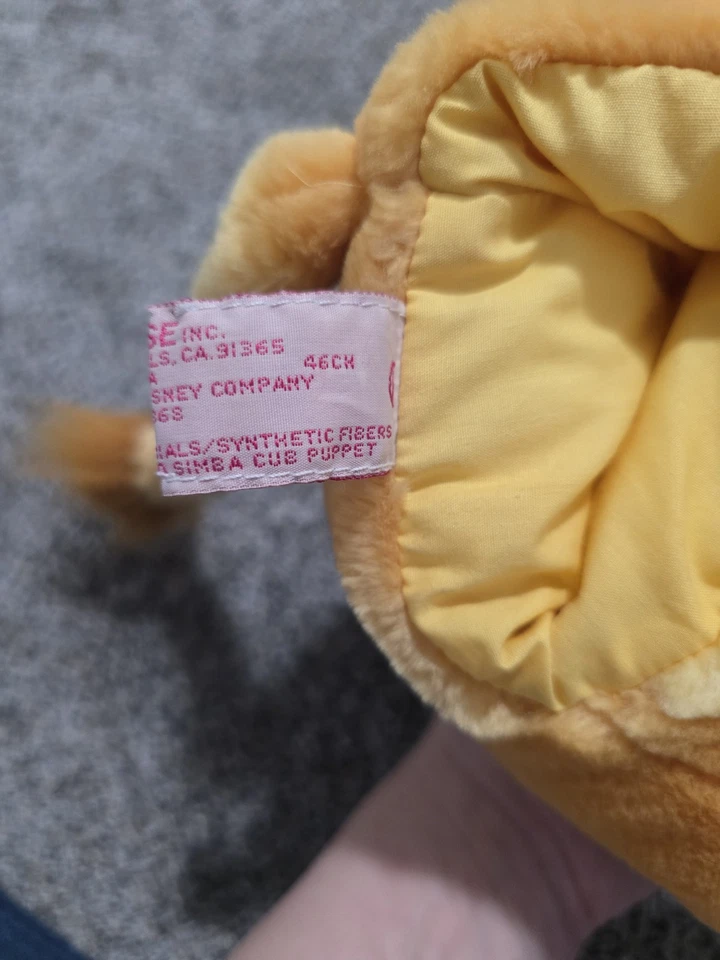 Marioneta de Mano Simba Rey León Aplausos De Colección Excelente Estado Foto 4 de 4