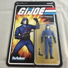 G.I. Joe Super7 Reaction Figures Cobra Commander Enemy Leader 3.75  Figure NEW