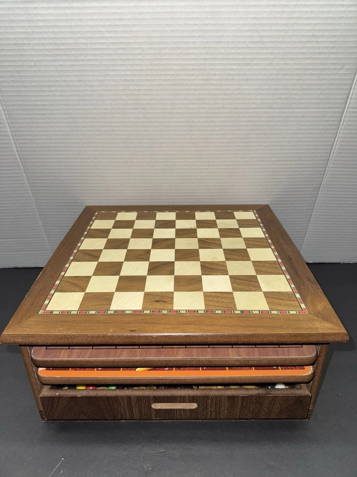 Cardinal Games Real Wood Multiple Games Retro 1980’s Classic Game Boards - Image 3 of 3