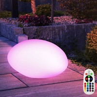 AußEnlampe Gartenlampe Dekolampe Stein Dimmbar Fernbedienung Terrassenlampe Led