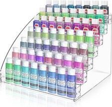 lear Acrylic Paint Organizer: 7-Tier Miniature Paint Holder