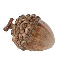 Country Living Wood Effect Acorn Ornament