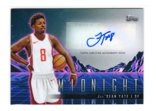 2023-24 Topps Midnight Jae'Sean Tate #HS-JT Horizon Signatures Auto Rockets