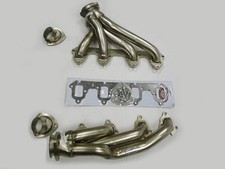 1971-1973 Ford Mustang 7.0l Shorty Header For Cobra Jet Heads Sand Blast 2pc