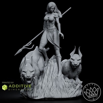 Cheetara by NachoCG FAN ART Figur Statue 1:6 Resin 3D Printed DIY Model Kit