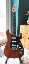 Custom Stratocaster Style Electric Guitar Natural Wood With Danish Oil
