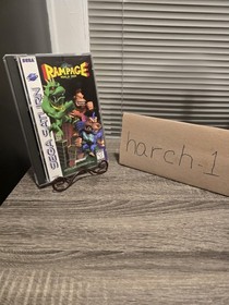SEGA SATURN Rampage World Tour Game - CIB w/Registration Card