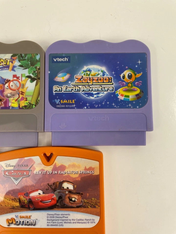 5 VTech V.Smile Pocket Game Cartridges Zayzoo Cars Bob the Builder Kung Fu Panda - Image 4 of 4