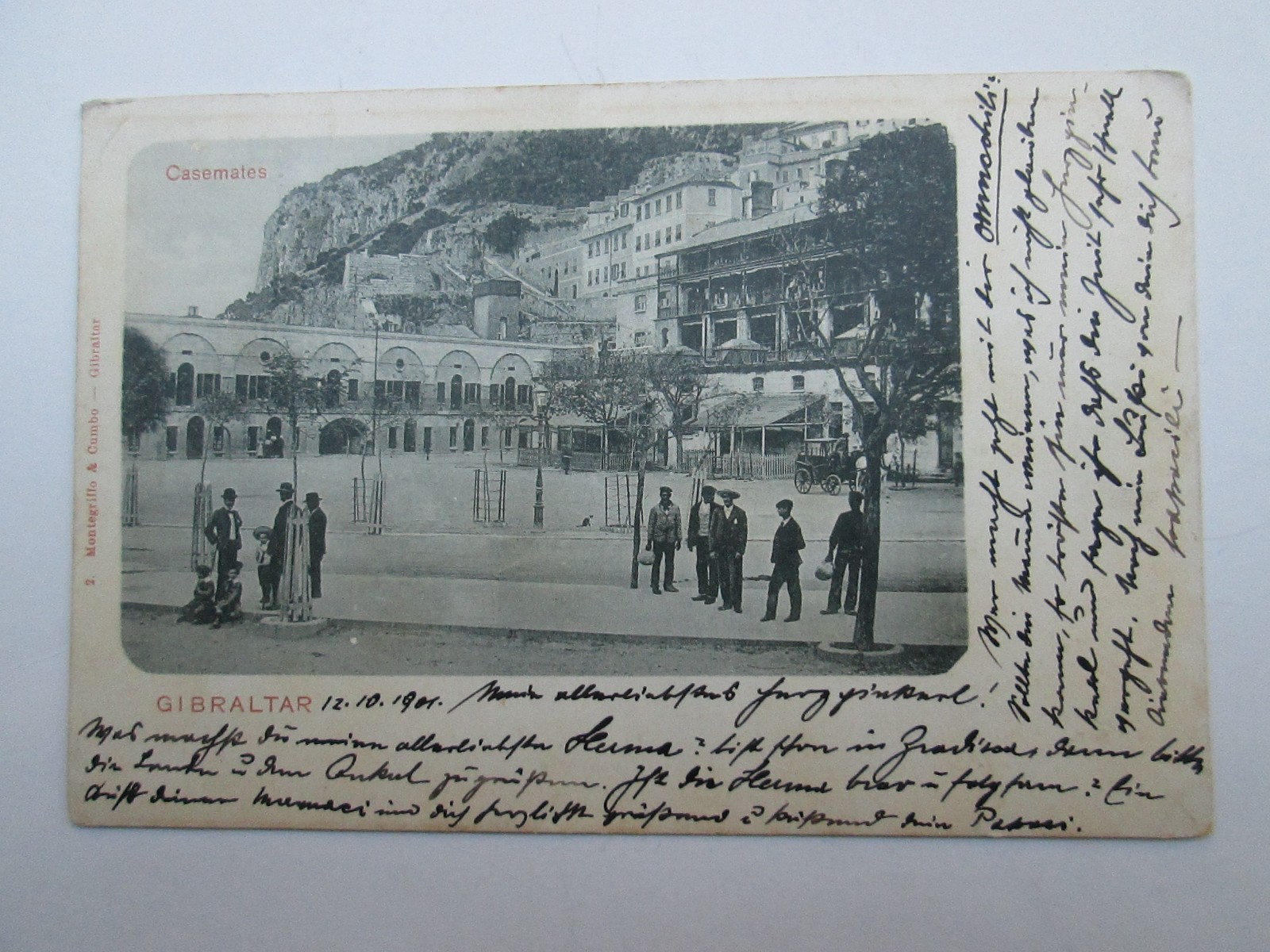 GIBILTERRA INGHILTERRA CARTOLINA