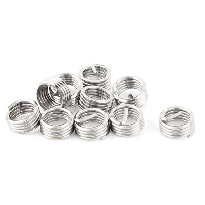 10 Stück 304 Edelstahl Draht Spirale Gewindereparatur M8 x 1,25 mm x 1D
