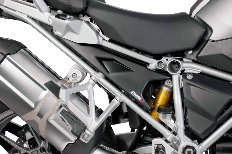 For BMW R1200GS 2014-2018 Puig 7518J Matte Black Side Panels Foto 3 de 4