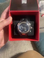INVICTA S1 RALLY NITRO BLACK BLUE CHRONOGRAPH TACHYMETER MEN'S WATCH NEW BATTERY