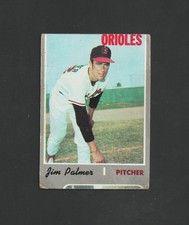 1970 Topps Jim Palmer #449 ~ Orioles HOF ~~ Cool Miscut Error