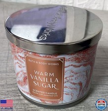 3-Wick Scented Candle with Essential Oils - Warm Vanilla Sugar, 14.5 oz