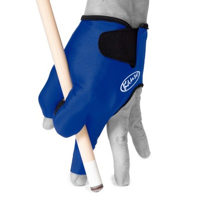 KAMUI Billiard Pool Cue GLOVE - QuickDry - For Left or Right Hand - Blue