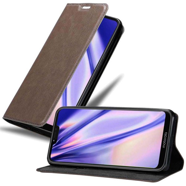 HüLle FüR Motorola Moto G7 Power Schutz HüLle Case Handy Tasche Etui Kartenfach-image