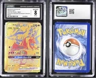 Miscut - Reshiram & Charizard GX SM247 - CGC 8 - Tag Team - Pokémon TCG - Error