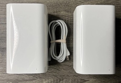 LOT OF 2 Apple A1521 AirPort Extreme Base Station 6th Generation TESTED WORKING