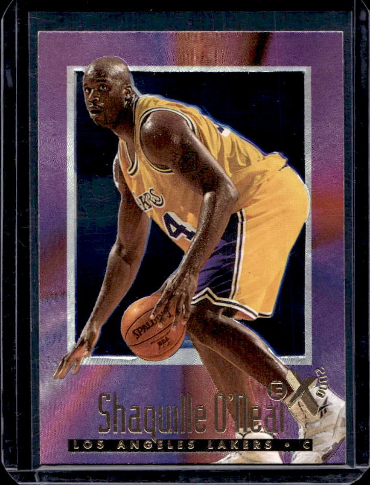 1996 Skybox EX-2000 Shaquille O'Neal #32 Lakers