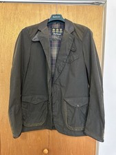 Barbour Beacon Sports Wax Jacket, Men’s M, Green, Bond Skyfall.