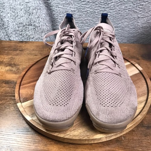 Nike Air VaporMax Flyknit 2 Sneakers Mens 14 Diffused Taupe Gym Running Shoes - Picture 3 of 14