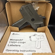 Avery Dennison Monarch 1110 Portable Label Gun Black Plastic Manual