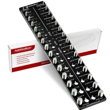 Thread Checker, 30 Nut and Bolt Thread Checker, Bolt Size and Thread Gauge 15...